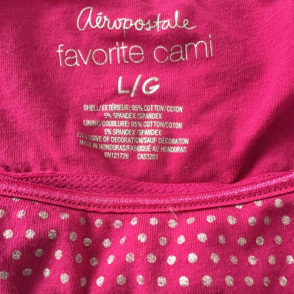 😎 Pink dotted shelf bra cami - Picture 3 of 3